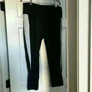 Lysse XL leggings Black with white accent